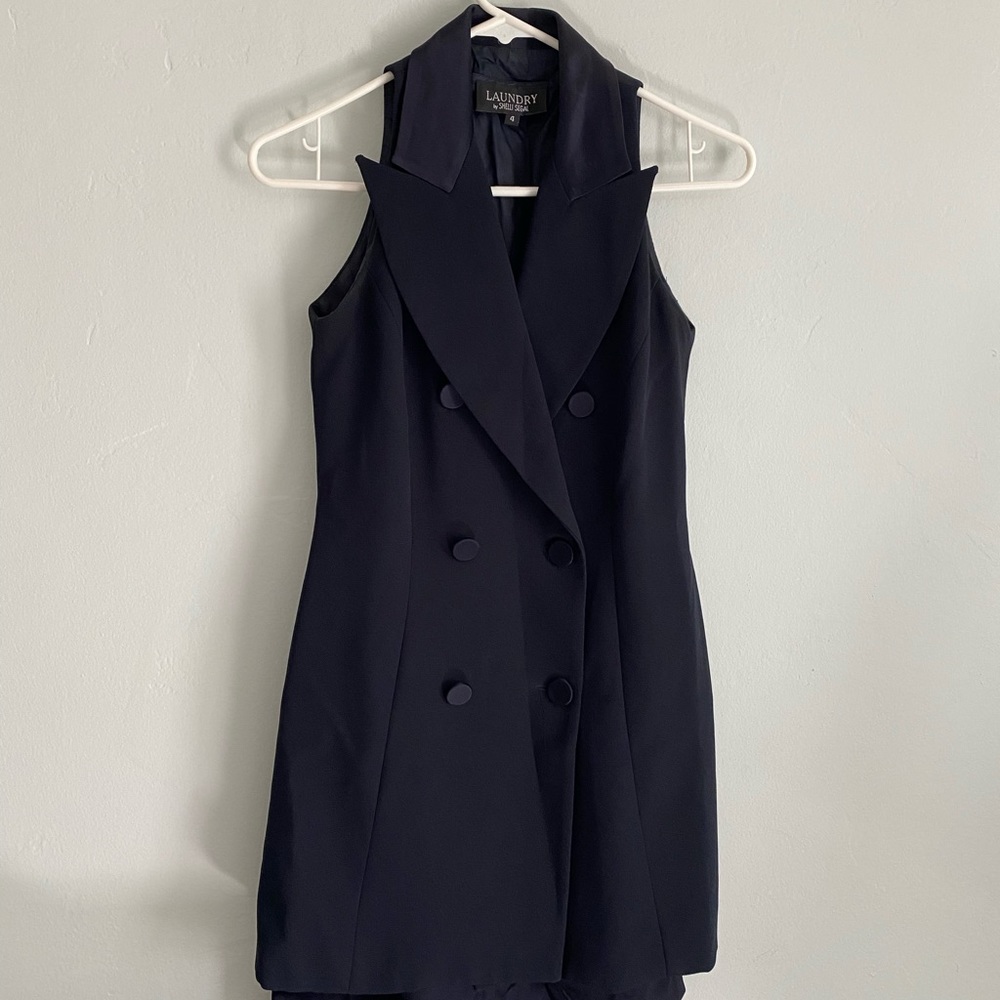Black womens vest